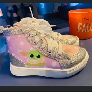 Toddler girl baby yoda shoes